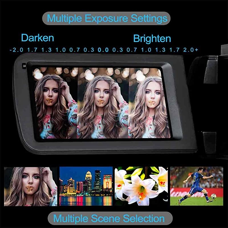 Camera Camcorder Digital YouTube Vlogging Camera FHD 1080P 30FPS 24MP 16X Digital Zoom 3 Inch Touch Screen Recorder with Remote Control and Tripod 2 Batteries