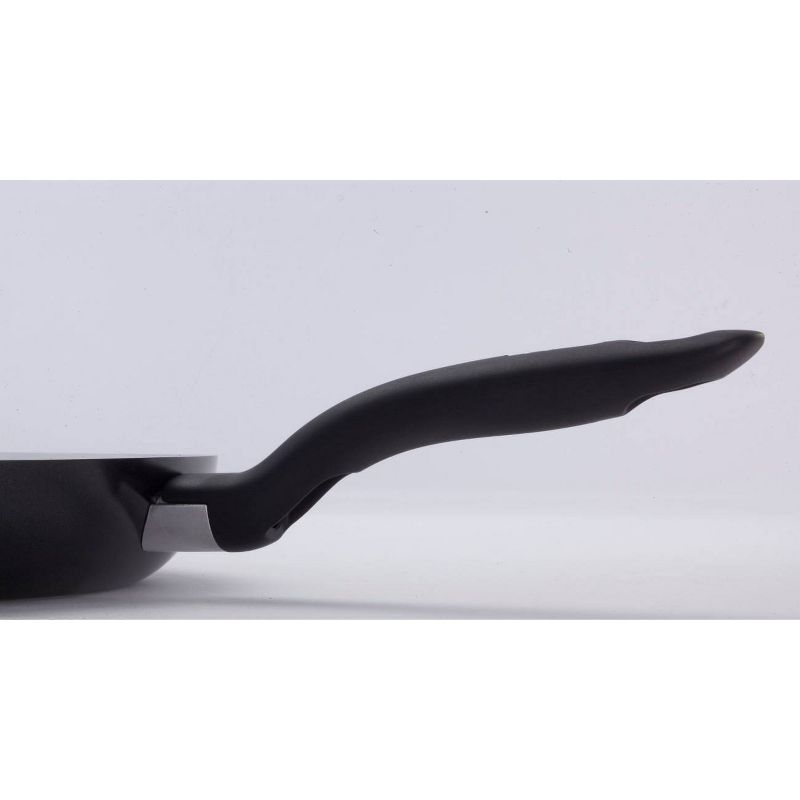 T-fal Initiatives Ceramic C92107 PTFE-free PFOA-free Dishwasher Safe Cookware 11.5 Fry Pan Black