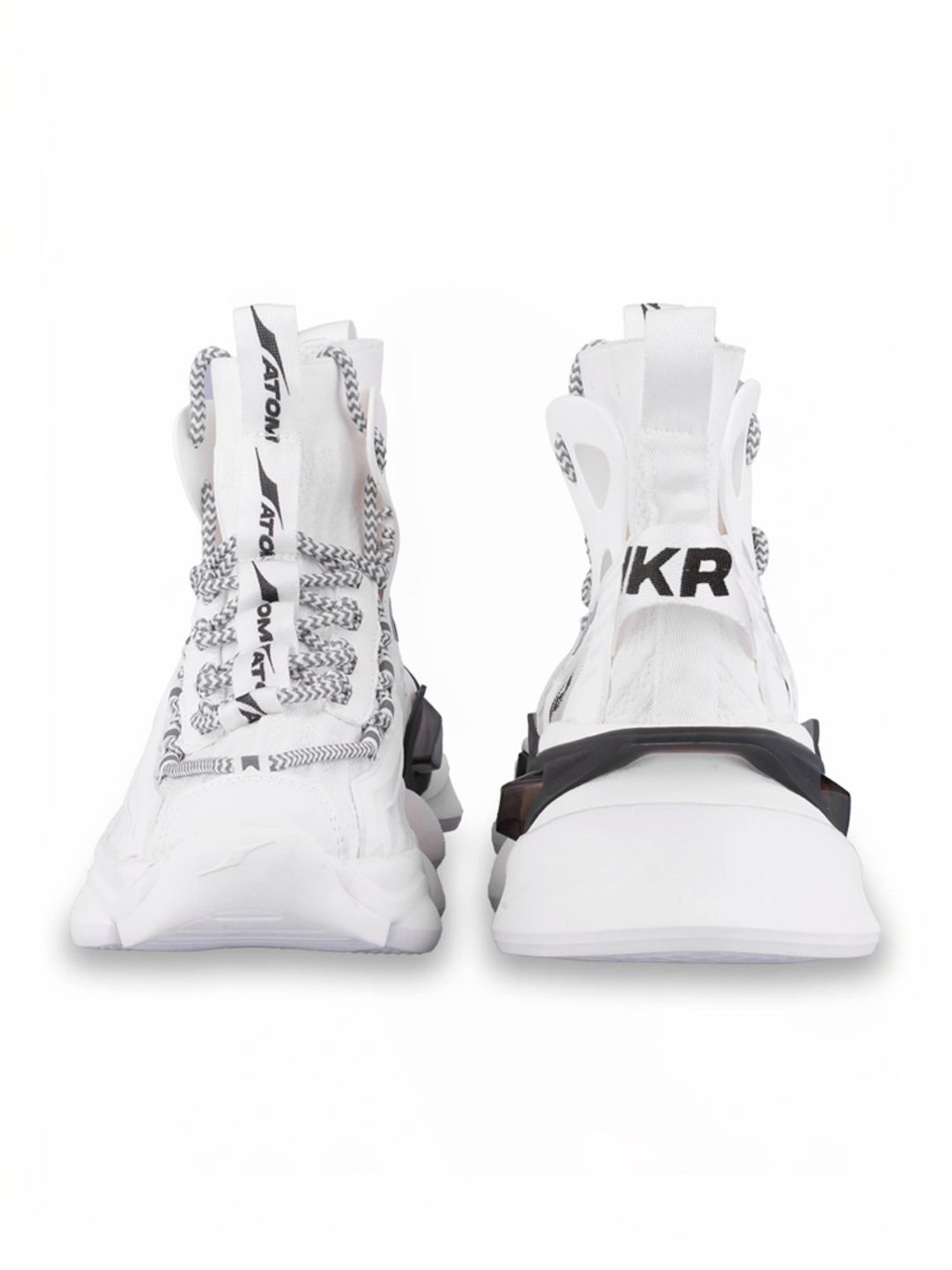 Atom Men's Gansta1 White Running Shoes