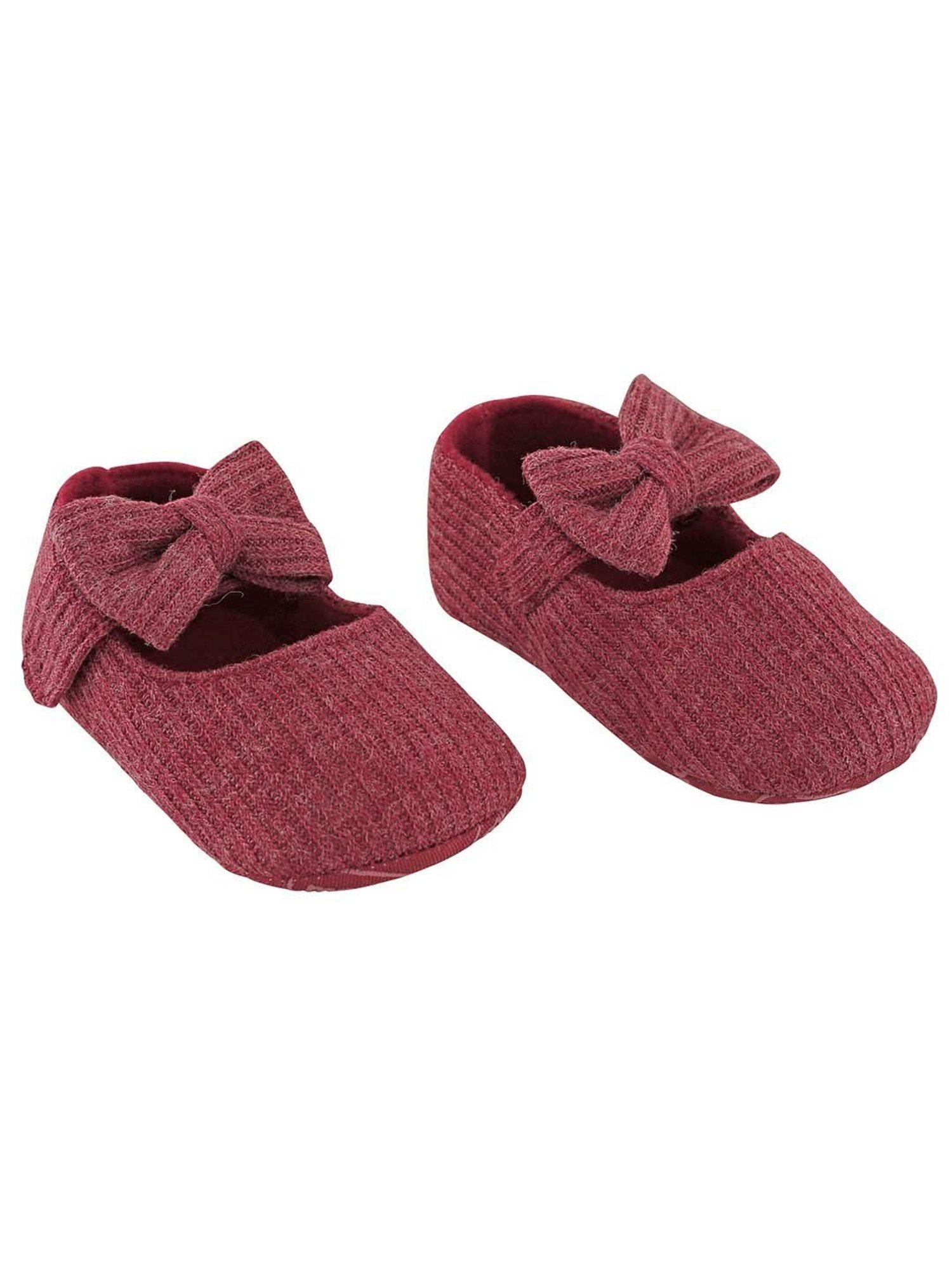 Baby Moo Kids Maroon Mary Jane Shoes