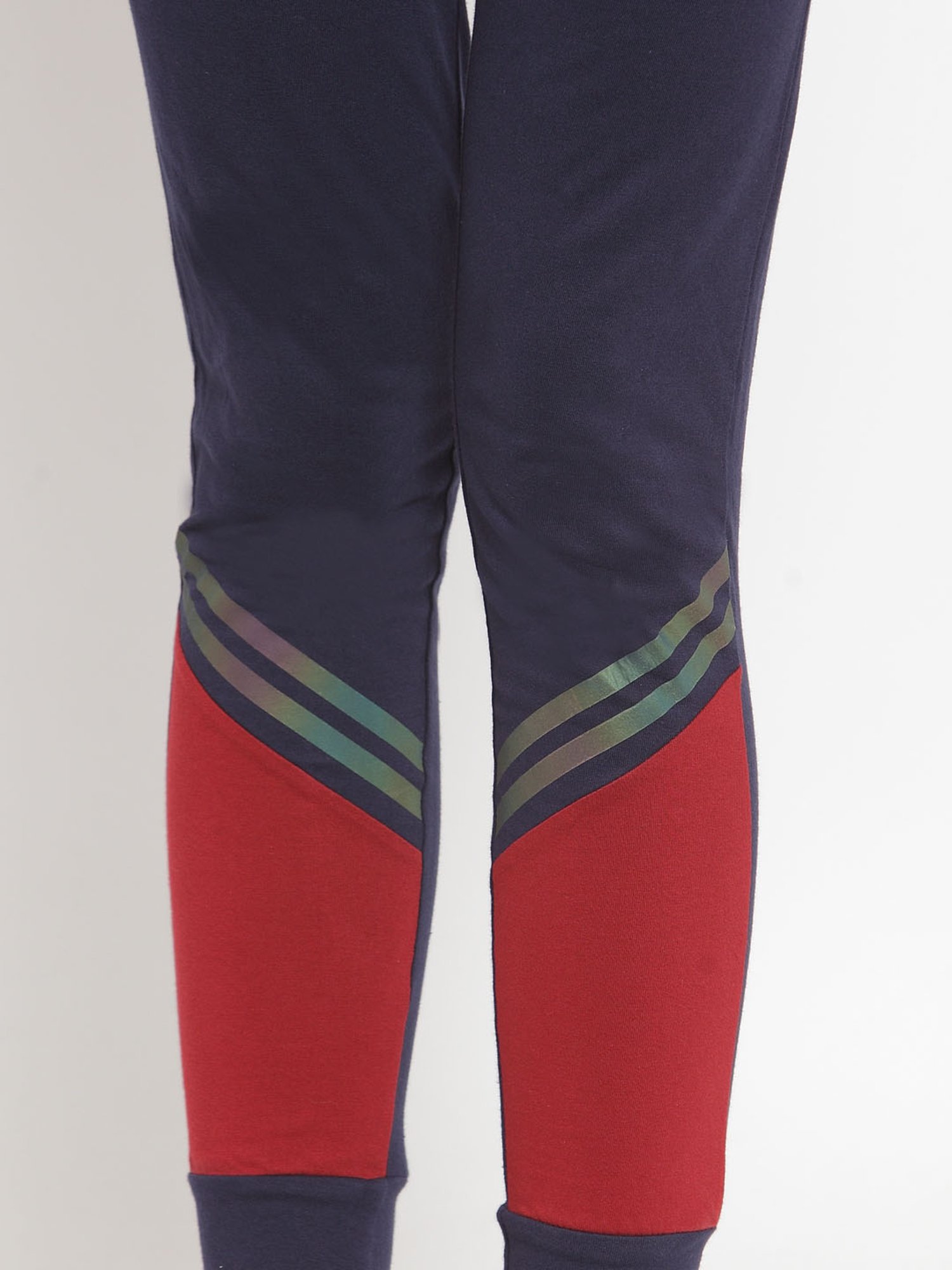 Boston Club Navy Striped Trackpants