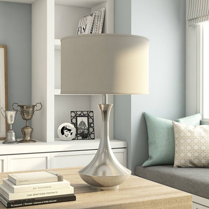 Lite Source Elisio 1 Light Table Lamp  - Polished Steel