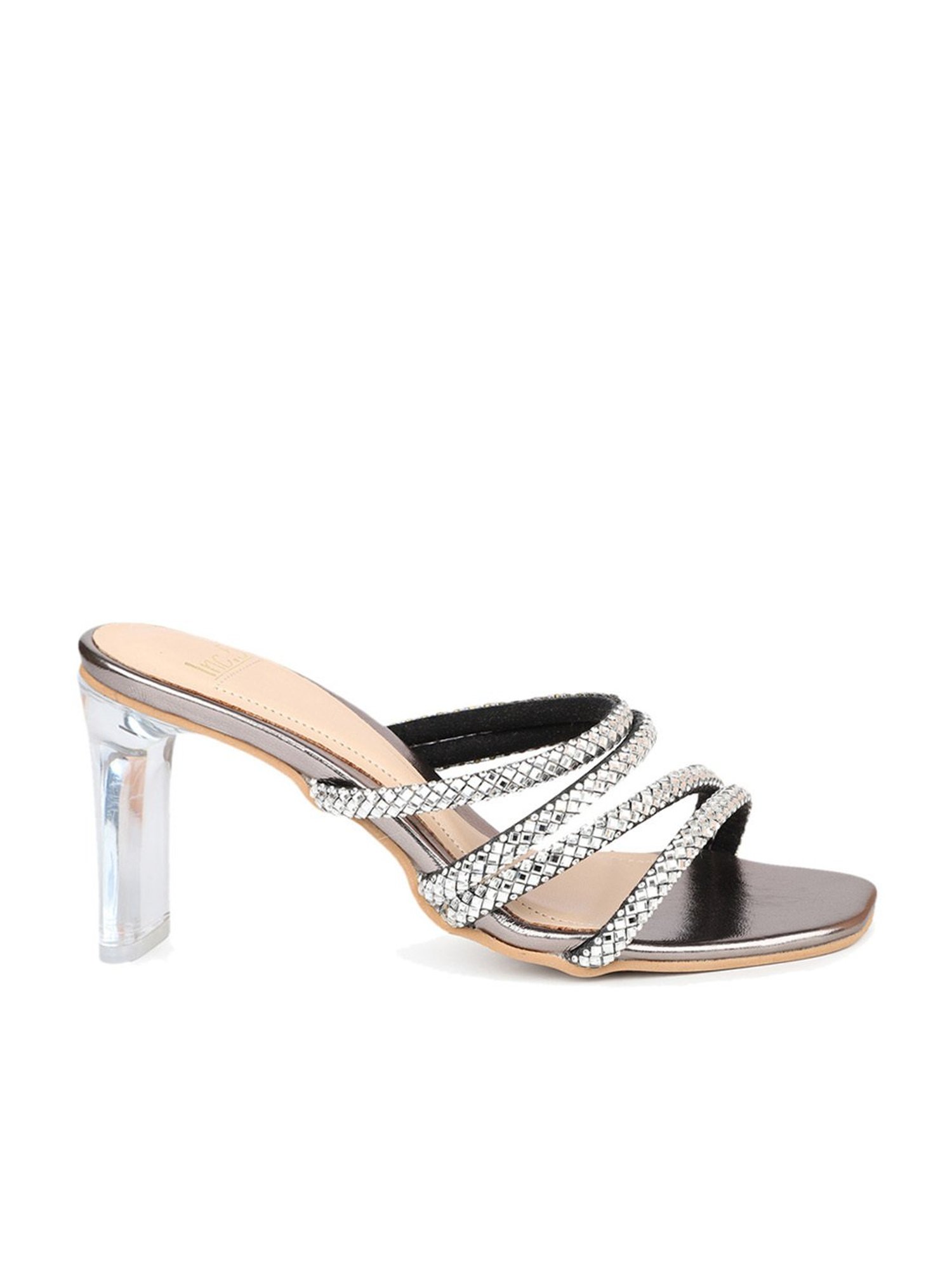 Inc.5 Women's Gun Metal Casual Sandals