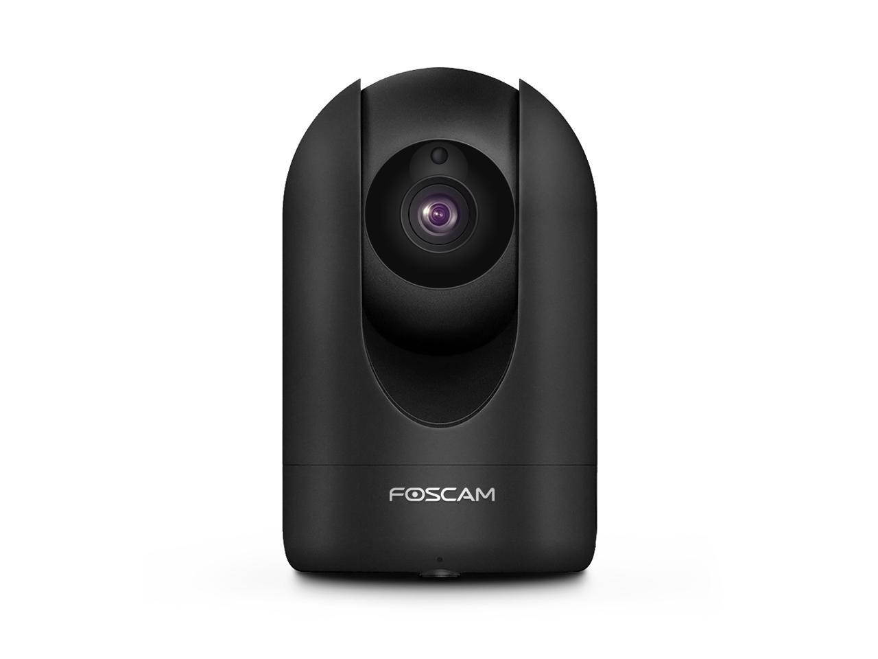 Foscam R2C WiFi Camera 1080P HD, Free Cloud Storage, Mutual Audio Dialogue,WiFi or Wired Connection, Motion/Sound Sensor, Pan/Tilt, Night Vision, IP Home Security Camera System, Black