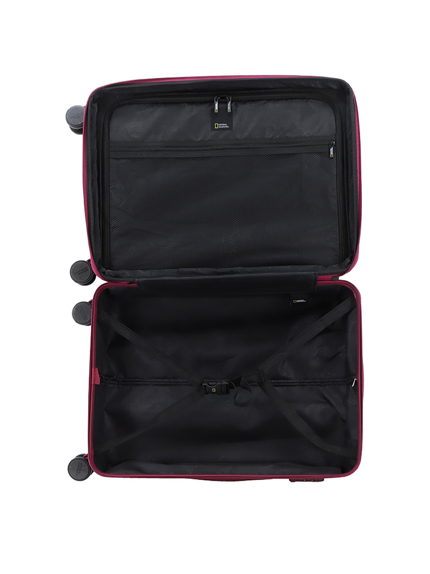 National Geographic Pulse  Burgundy Small Cabin Luggage- 20 Inch
