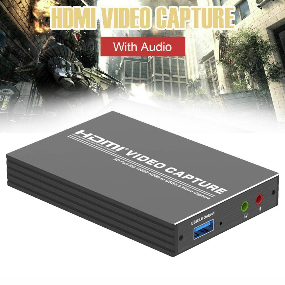 Game Streaming 4K 1080P 60fps Audio Converter Video Capture Card HDMI To USB 3.0