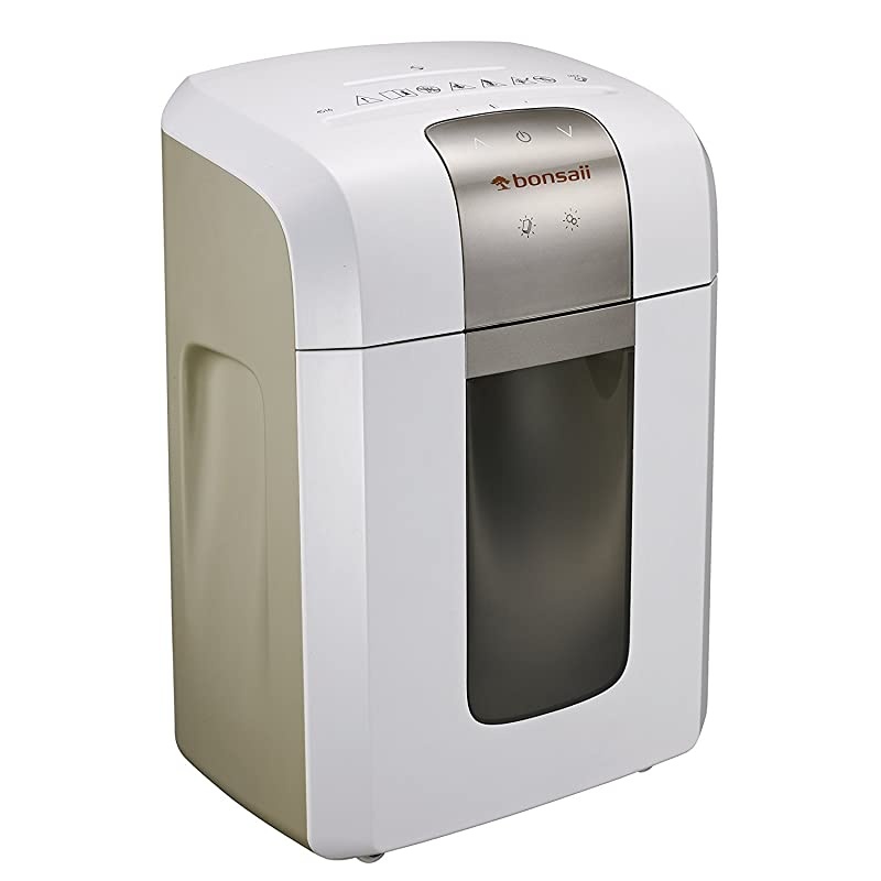 60-Mintue Heavy Duty Paper Shredder, 6-Sheet Micro-Cut Shredder for Home Office Use, Shreds Paper/CD/Credit Card with P-5 High Security, 4 Removable Casters, White (4S16)