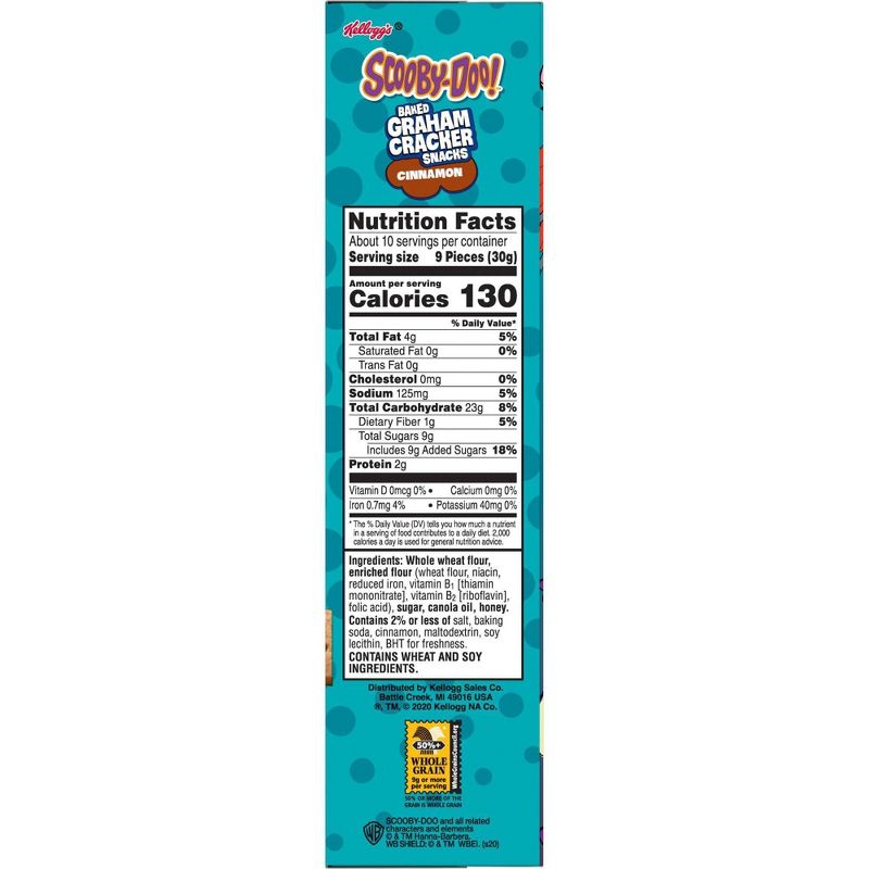 Keebler Scooby-Doo! Cinnamon Baked Graham Cracker Sticks - 11oz