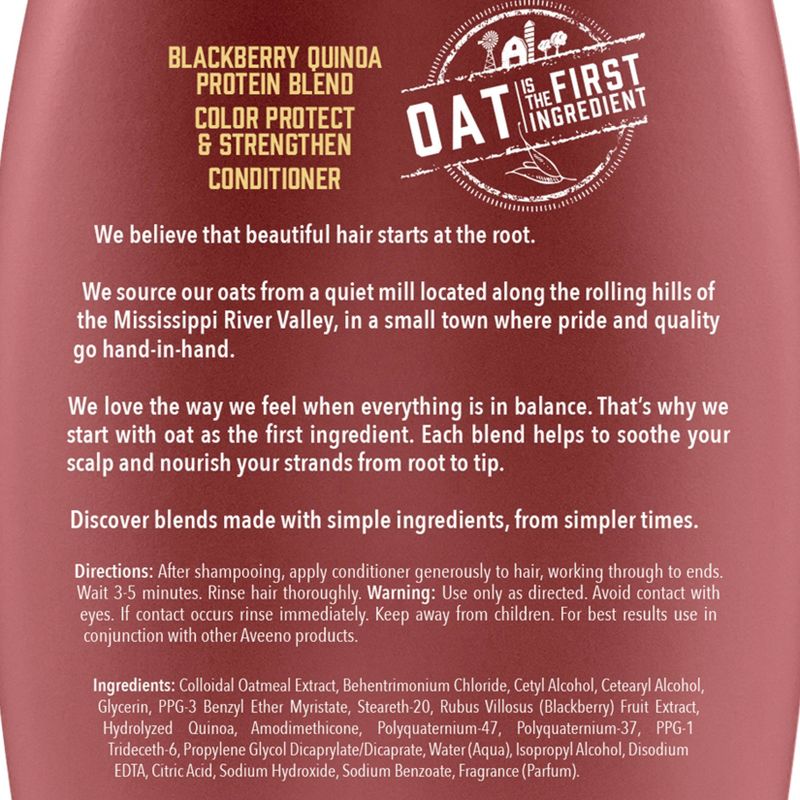 Aveeno Blackberry Quinoa Protein Blend Conditioner - 12 fl oz