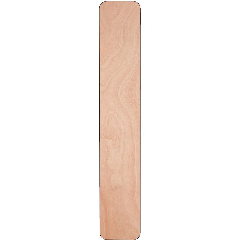 Emma and Oliver 96" x 12" x 12" Bar Top Riser with Black Legs