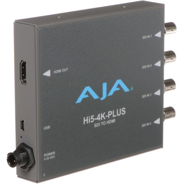 AJA Hi5-4K-Plus Pristine 3G-SDI to HDMI 2.0 Conversion #HI5-4K-PLUS