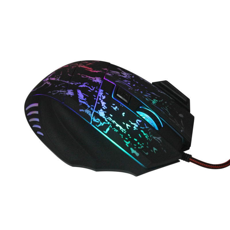 7 Buttons USB Wired 3200DPI Professional Gamer Mouse Computer Mouse Gaming Mouse For PC Computer 7 Colors LED Optical Mouse