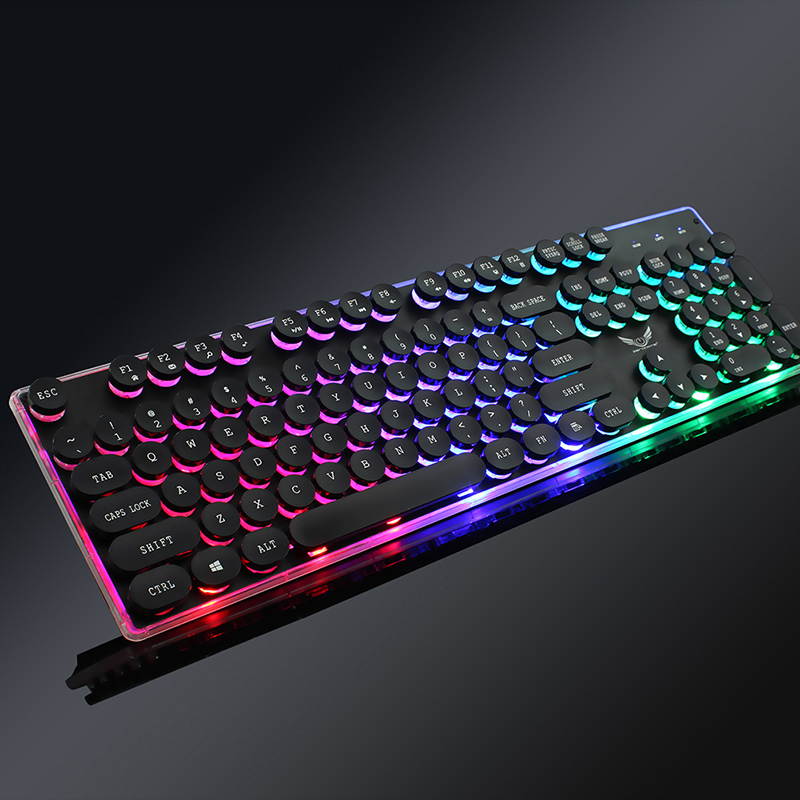Gaming Keyboard LED Backlit Keyboard with 104 Key Computer PC Gaming Keyboard for PC/Laptop