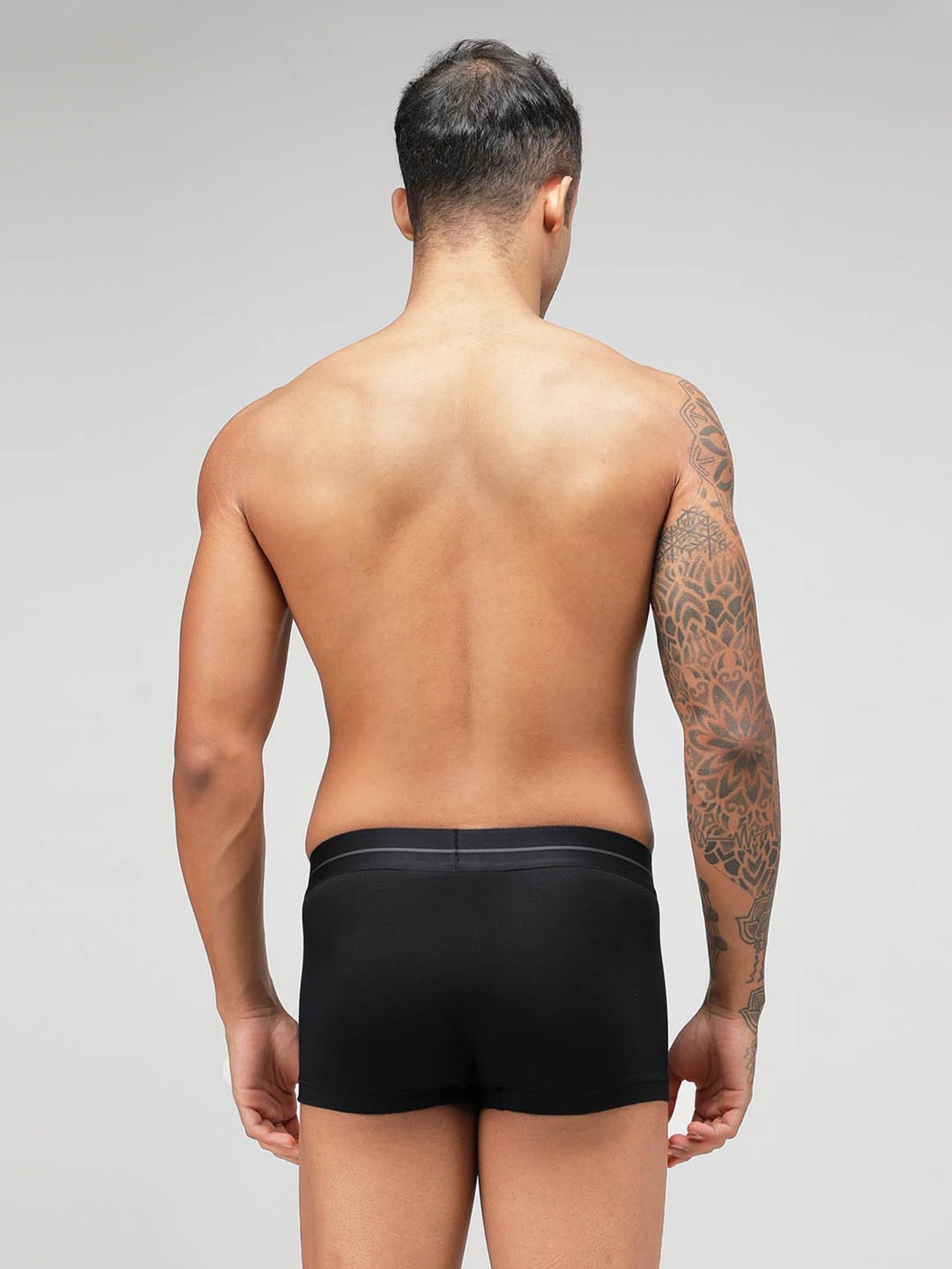 Zoiro Black Regular Fit Trunks