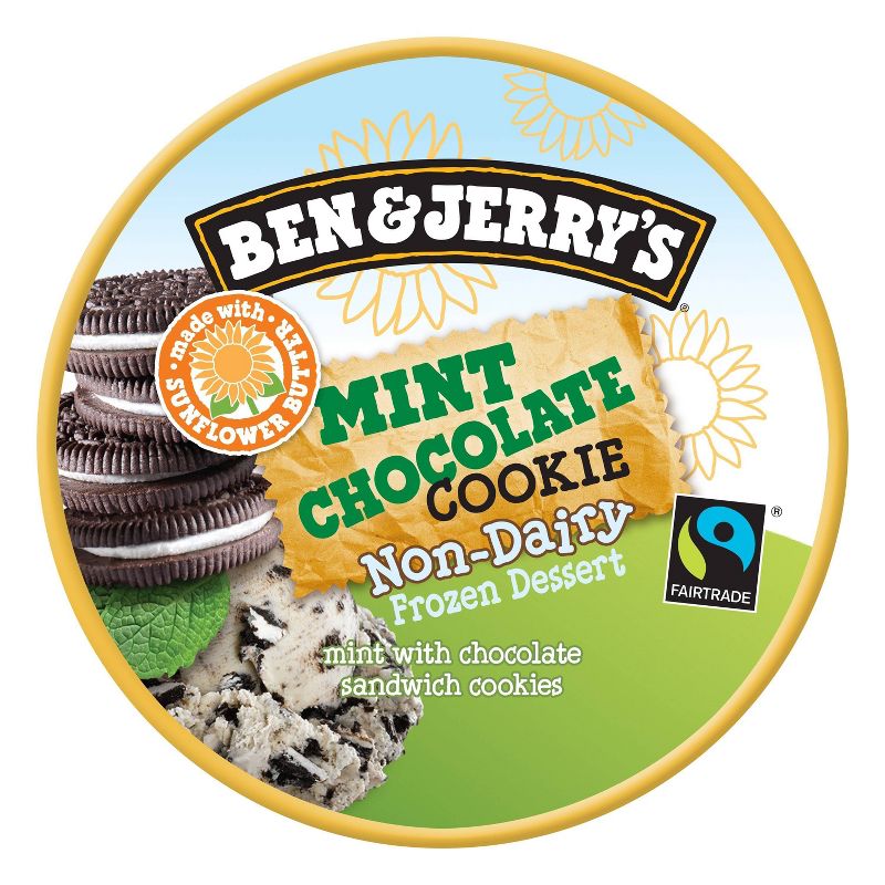 Ben & Jerry's Non Dairy Ice Cream Mint Chocolate Cookie Frozen Dessert - 16oz