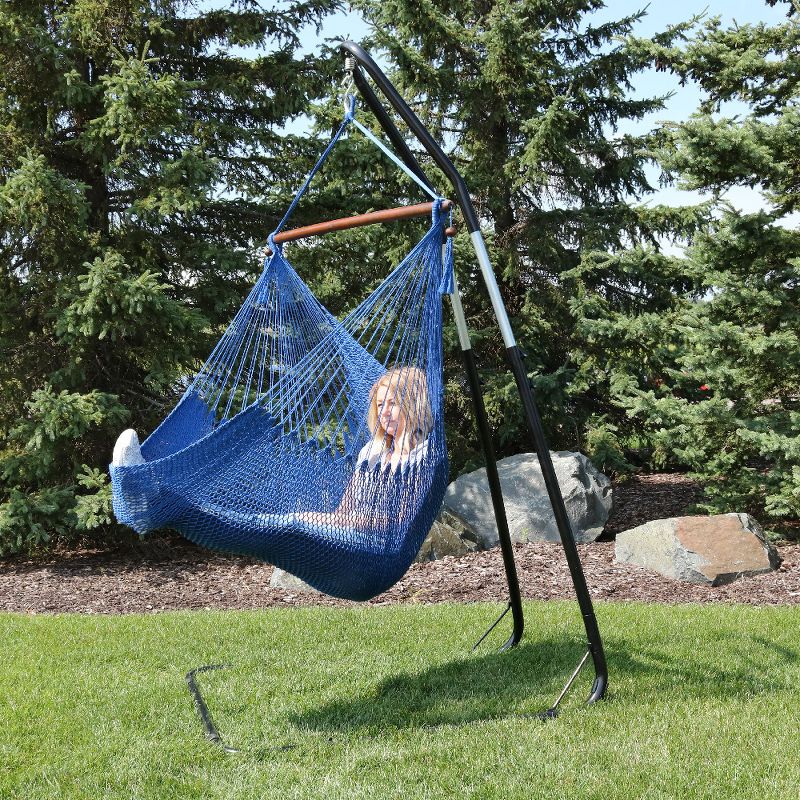 Web Spinner Swing 24" Diameter - Black - Sorbus