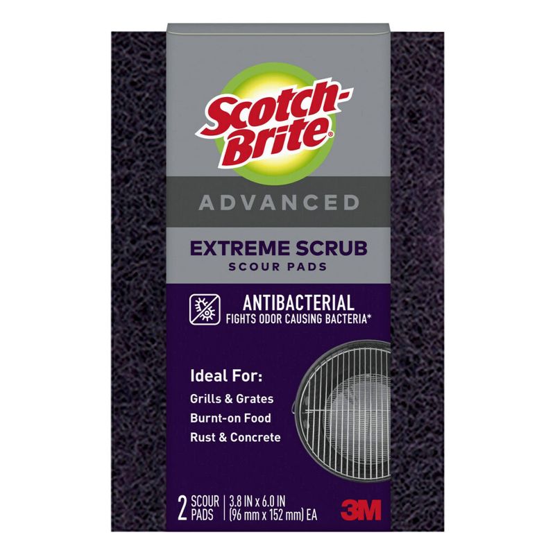 Scotch-Brite Advanced Extreme Scrub Scour Pads - 2ct