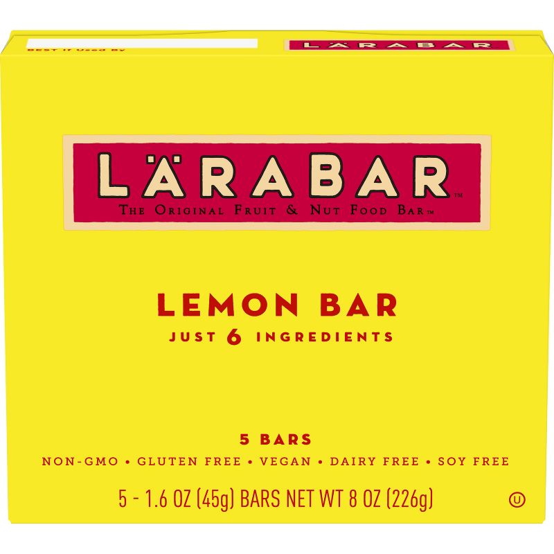 Larabar Lemon Bar Nutrition Bar - 5ct