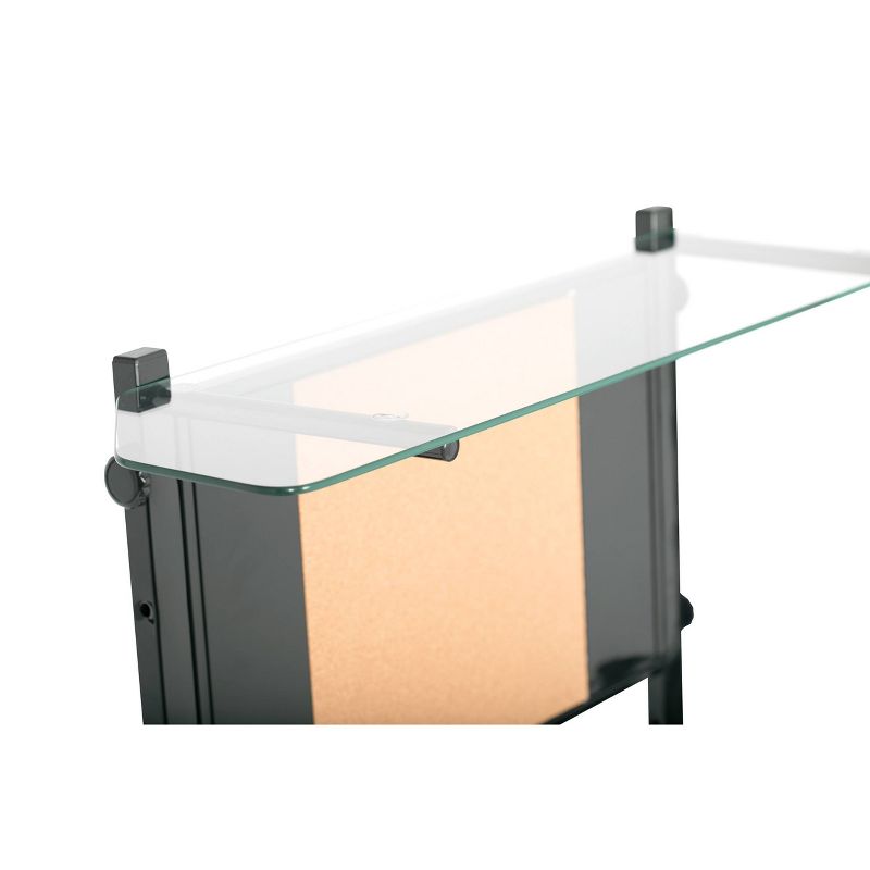 Futura Tower - Black/Clear Glass