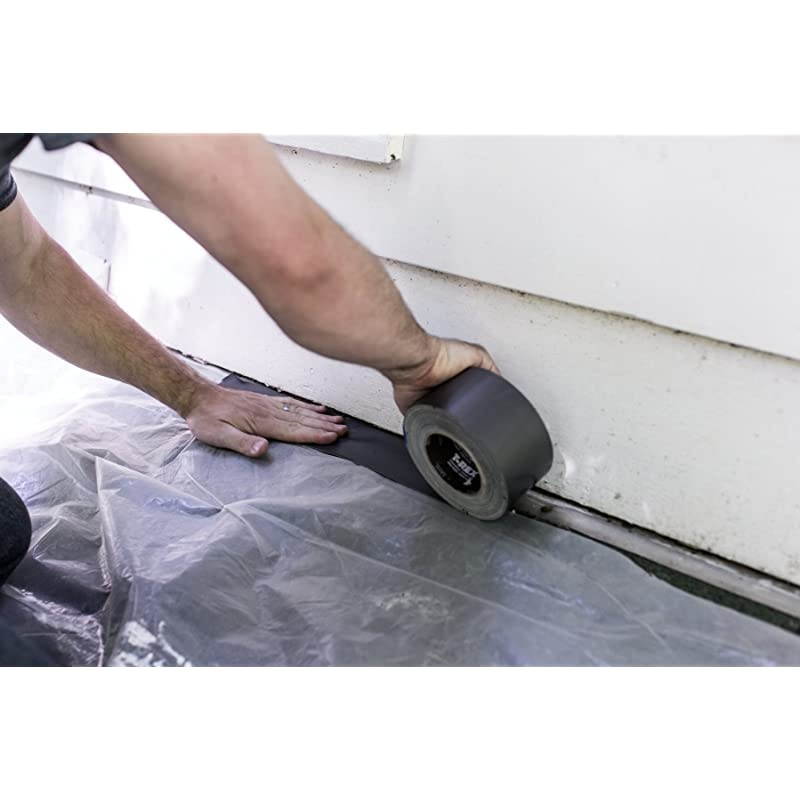 Ferociously Strong Tape, Duct Tape with UV Resistant & Waterproof Backing for Wood Brick Concrete and More, 30 yd x 2.83", Gunmetal Gray, 1-Roll (241358)