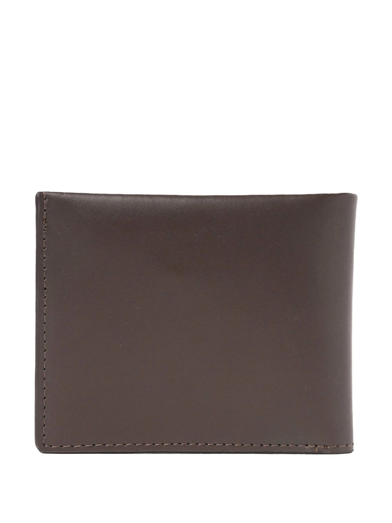 CALVIN KLEIN Brown RFID Leather Bi-Fold Wallet