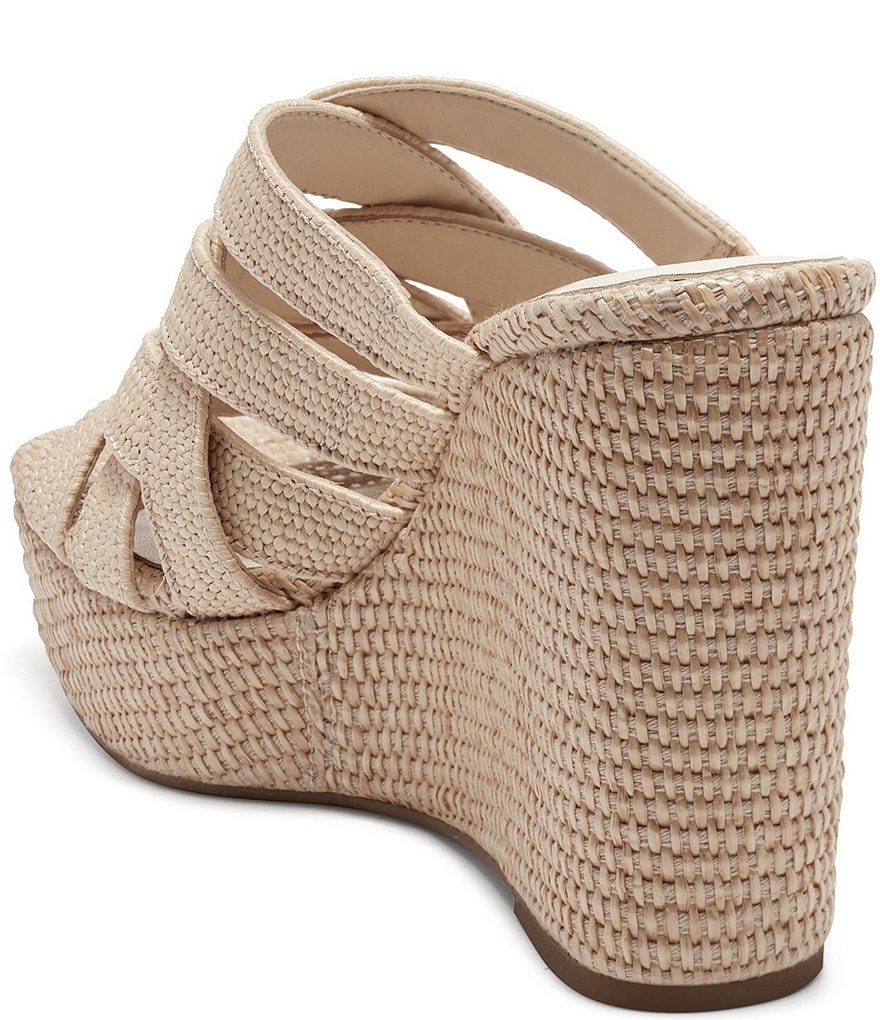 Jessica Simpson Siane Woven Banded Wedges