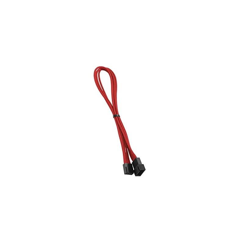 ModFlex 4pin Fan Cable Extension 30cm Red