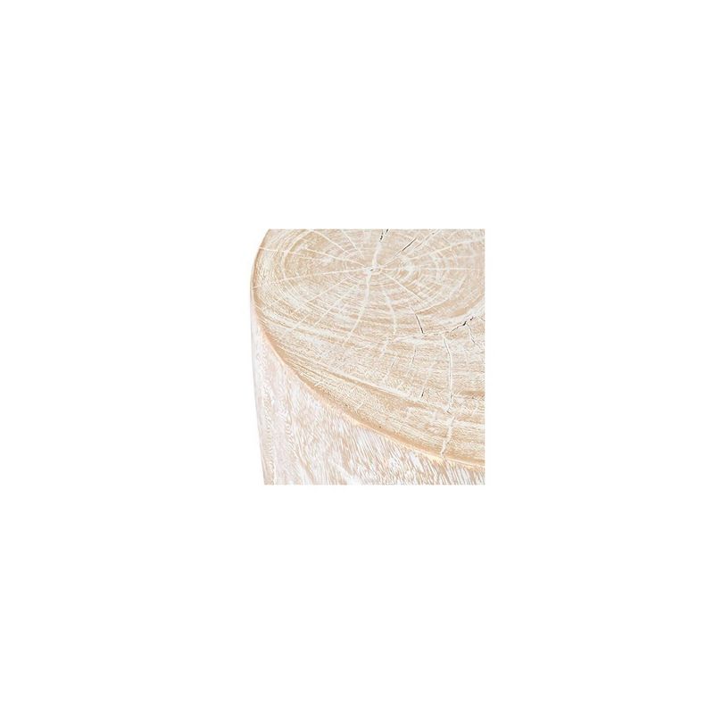 Marley Hourglass Stool White - East at Main