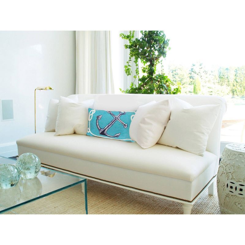 Aqua Throw Pillow - Liora Manne