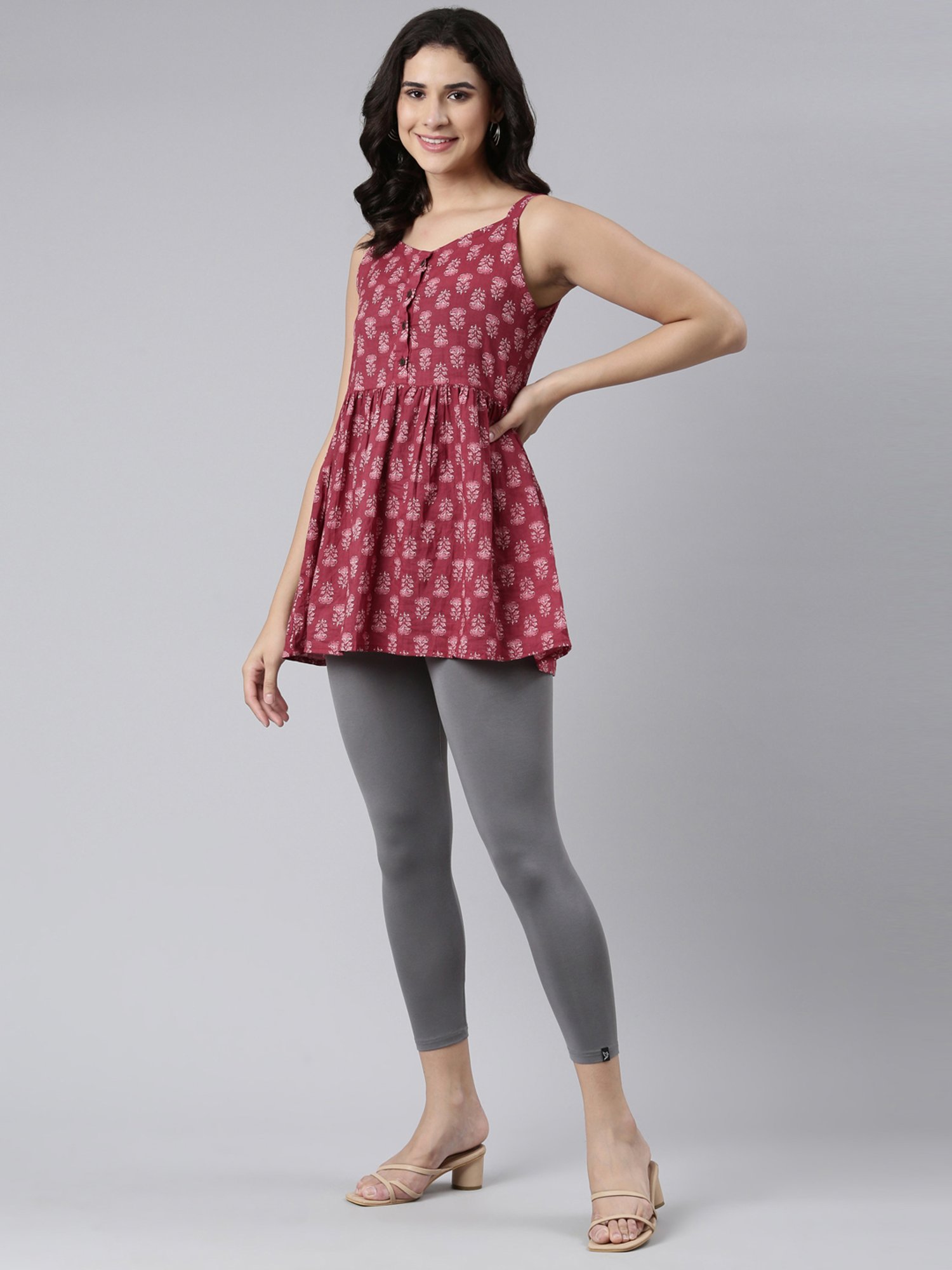 TWIN BIRDS Women High Ankle Leggings