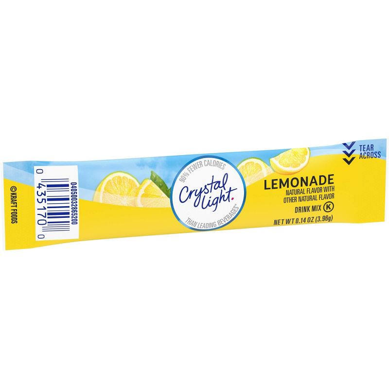 Crystal Light On the Go Natural Lemonade Drink Mix - 10pk/1.4oz