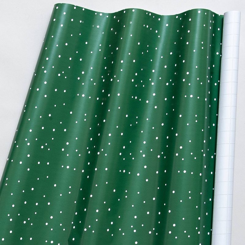 30in Bamboo Dots Gift Wrap Green - IG Design Group