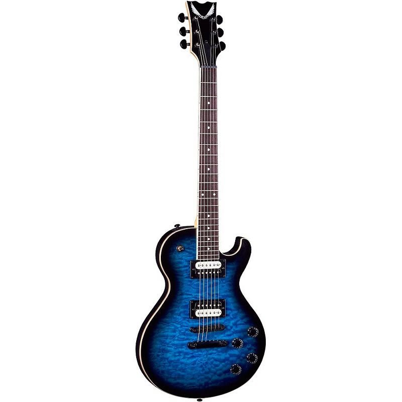 Dean Thoroughbred X Quilt Maple Electric Guitar Transparent Blue Burst