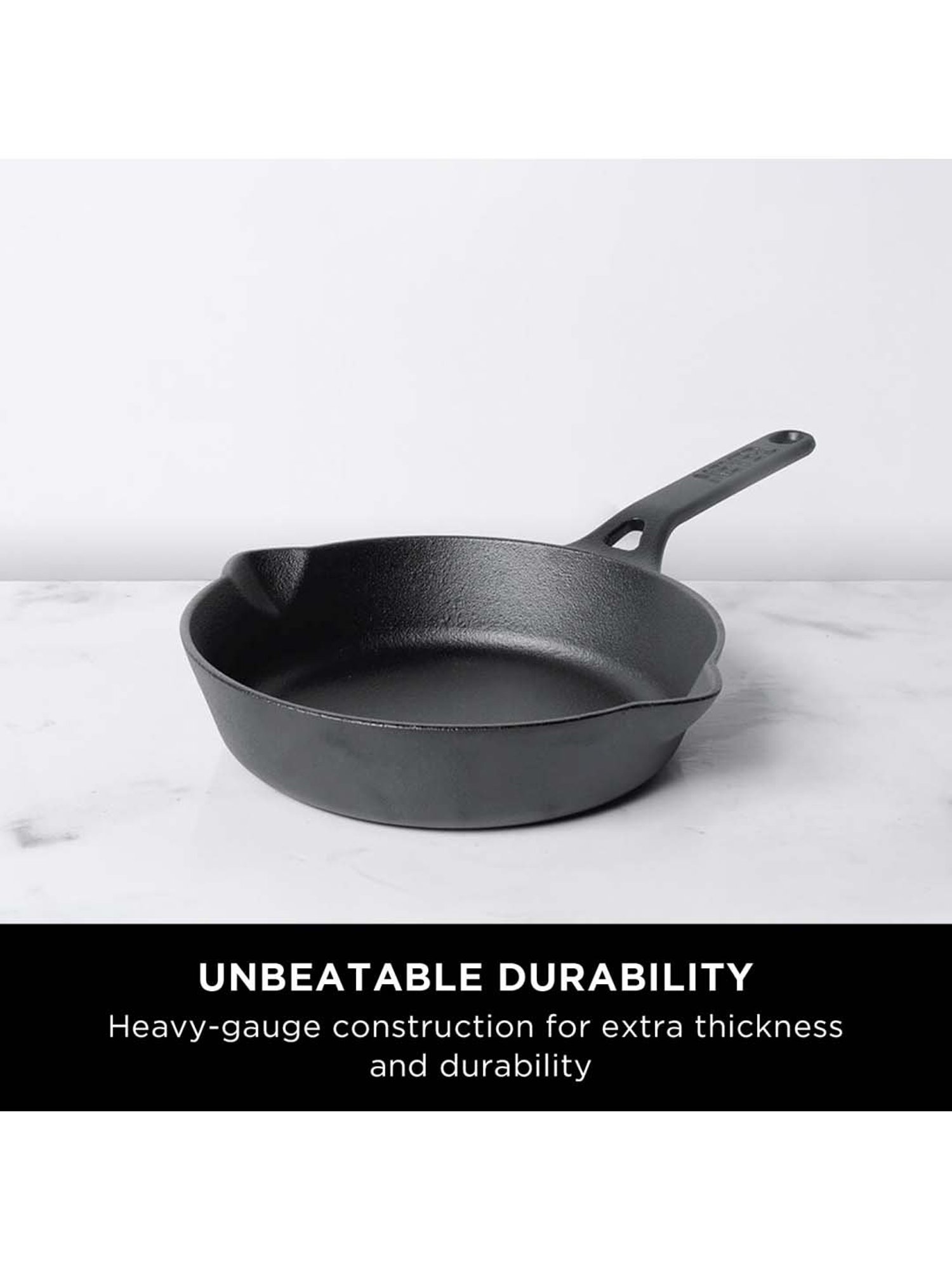 Meyer Pre-Seasoned Cast Iron 20cm Frypan/Skillet