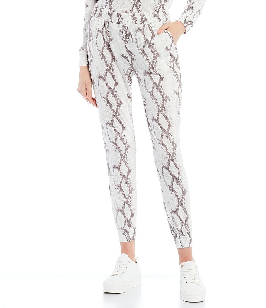 Angie High Rise Stripe Cargo Jogger Pants