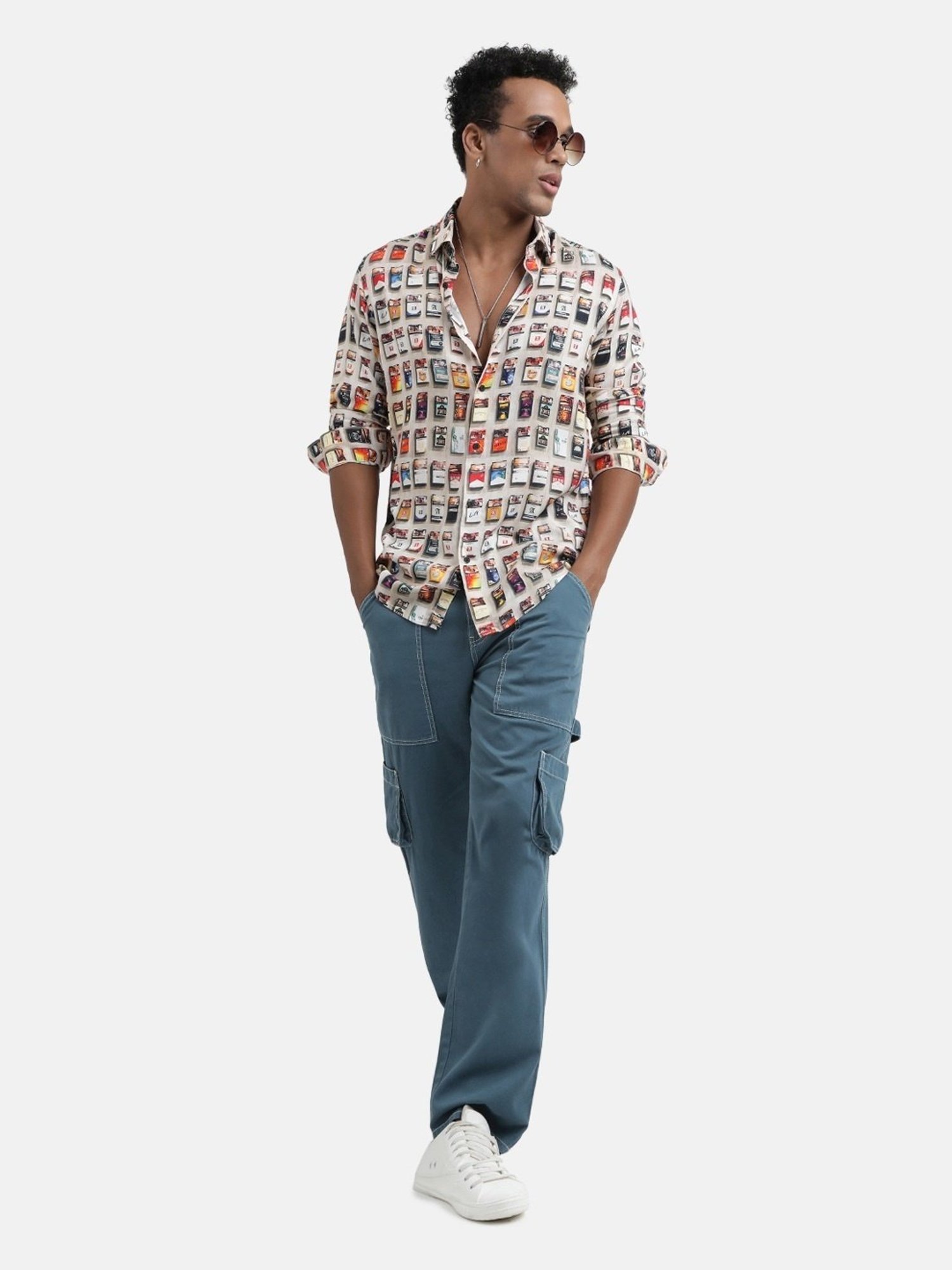 Bene Kleed Multicolored Regular Fit Printed Shirt