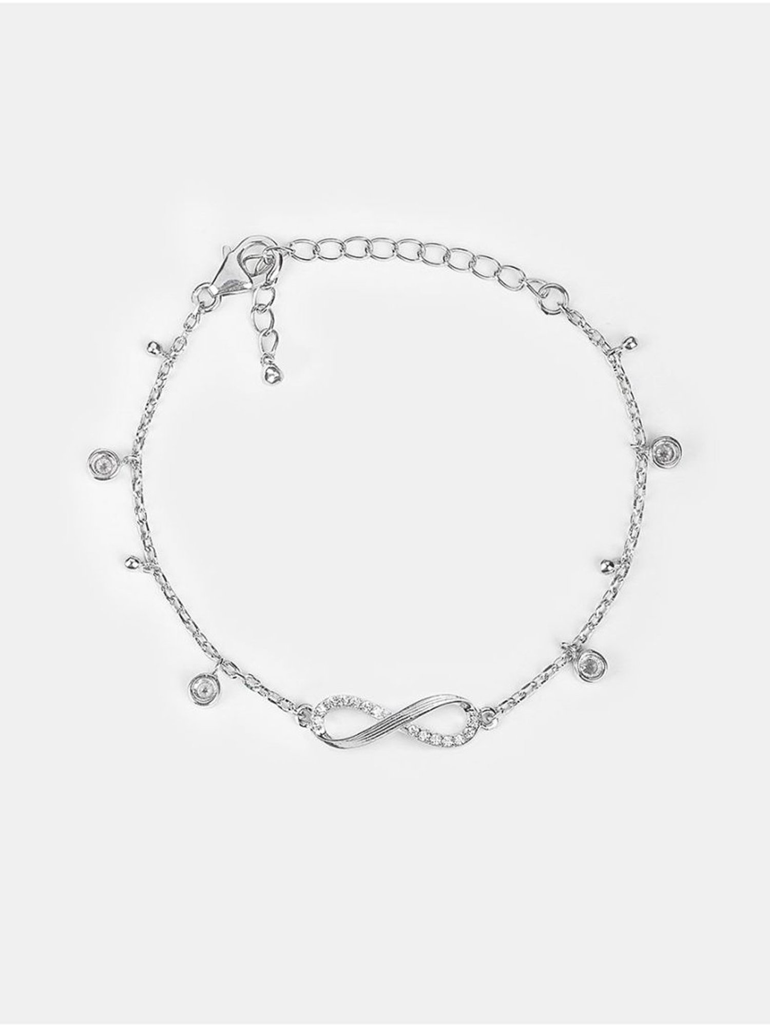 Shaya 92.5 Sterling Silver Infinite Laughter Bracelet for Women
