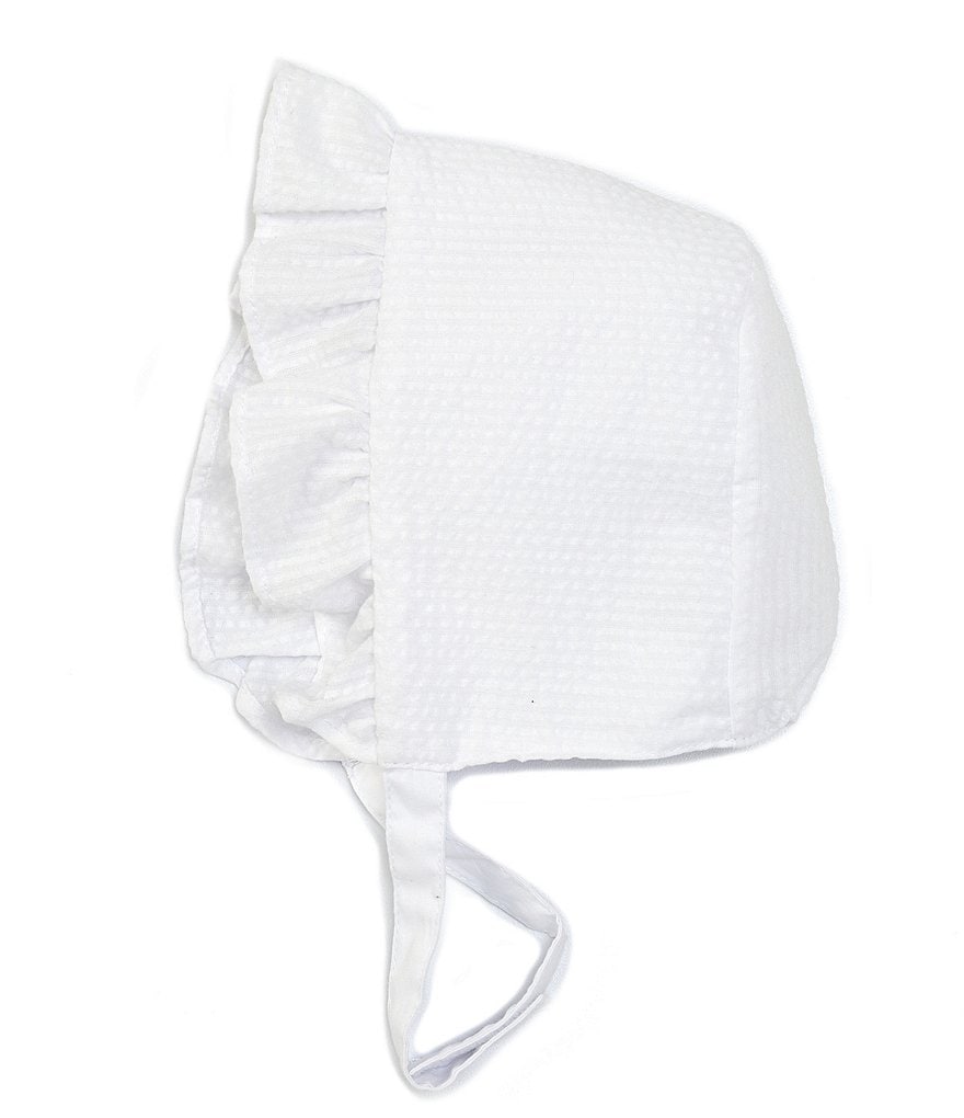 Starting Out Baby Girls Seersucker Bonnet