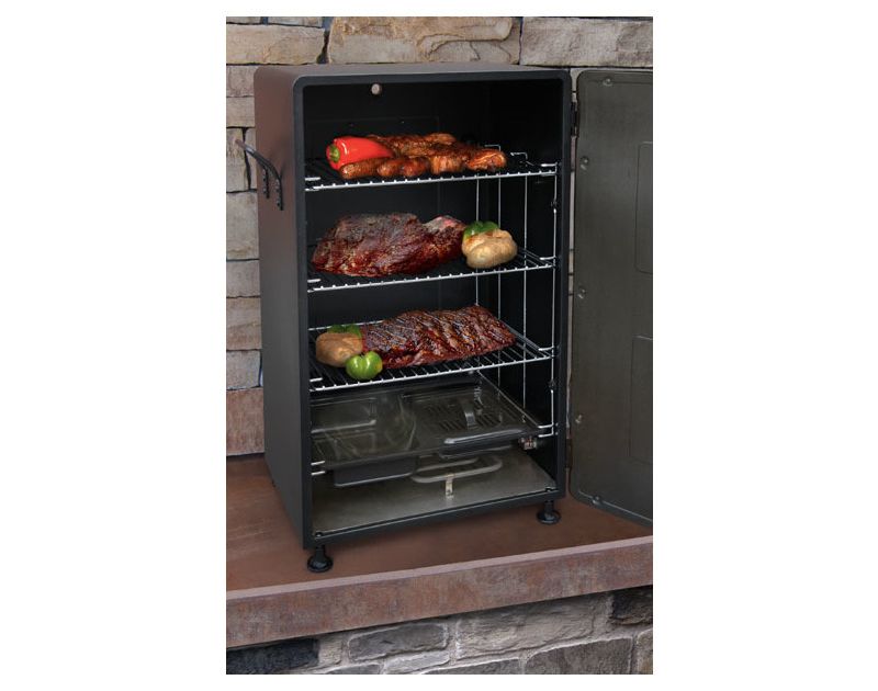 Dyna-Glo Wide Body Vertical Offset Charcoal Smoker Model DGO1890BDC-D