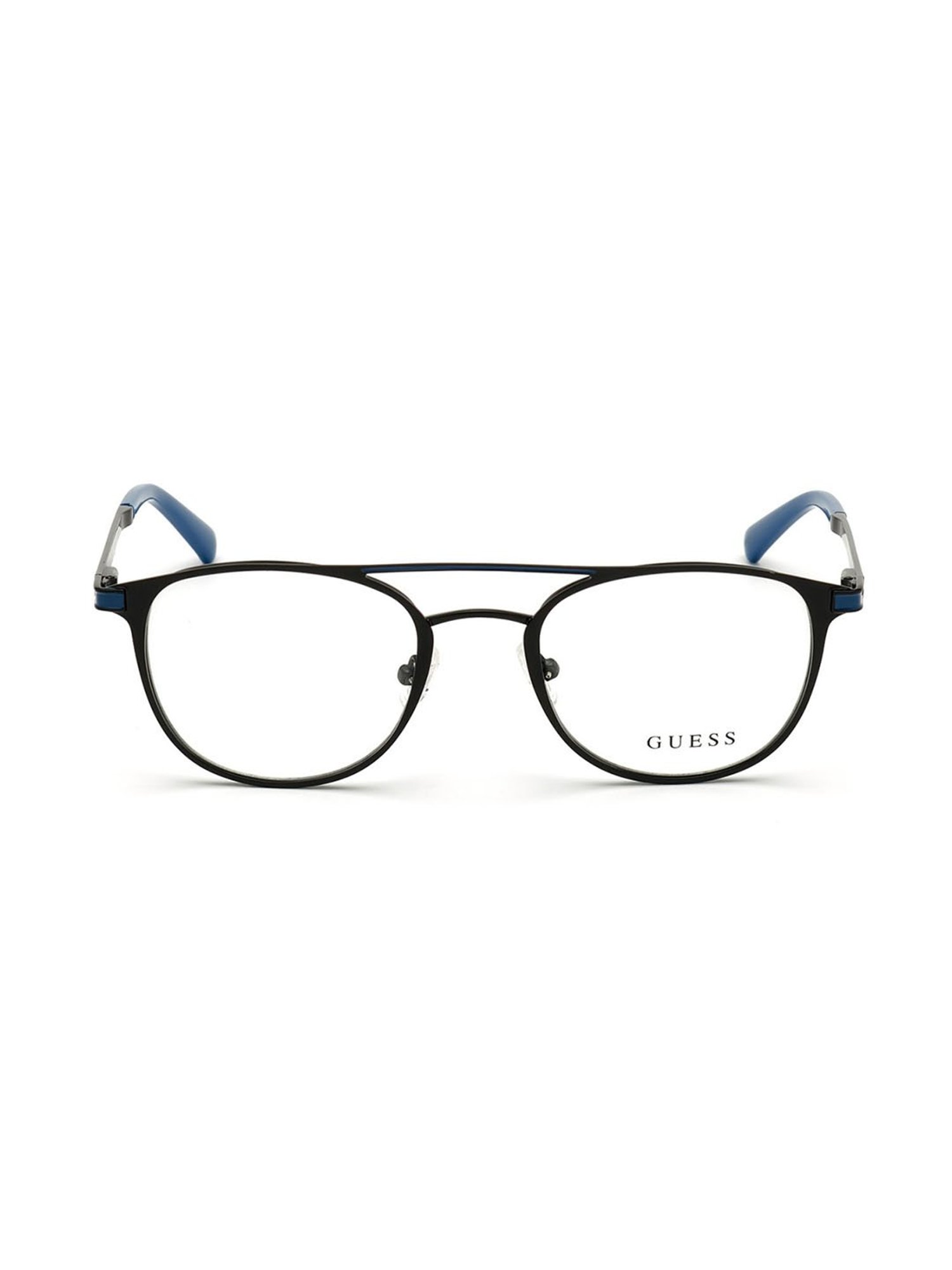 Guess Black Oval Eye Frames for Men