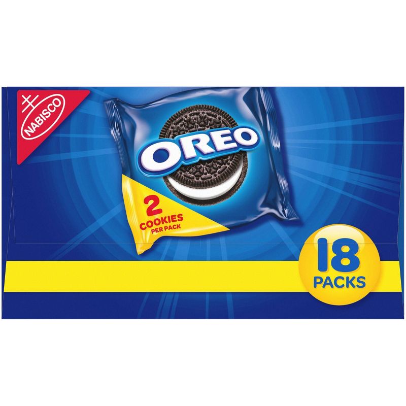 Oreo Chocolate Sandwich Cookies - Multipack - 18ct
