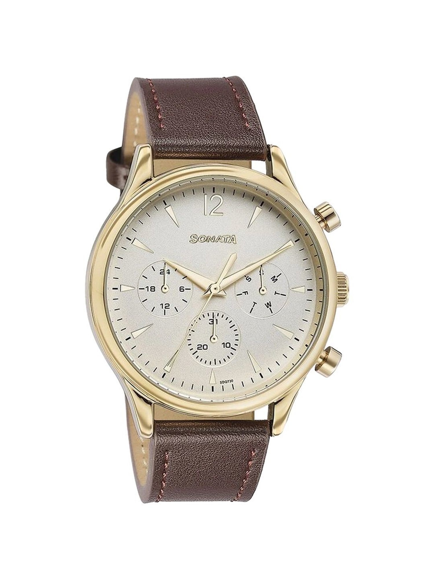 Sonata 77146YL01 Analog Watch for Men