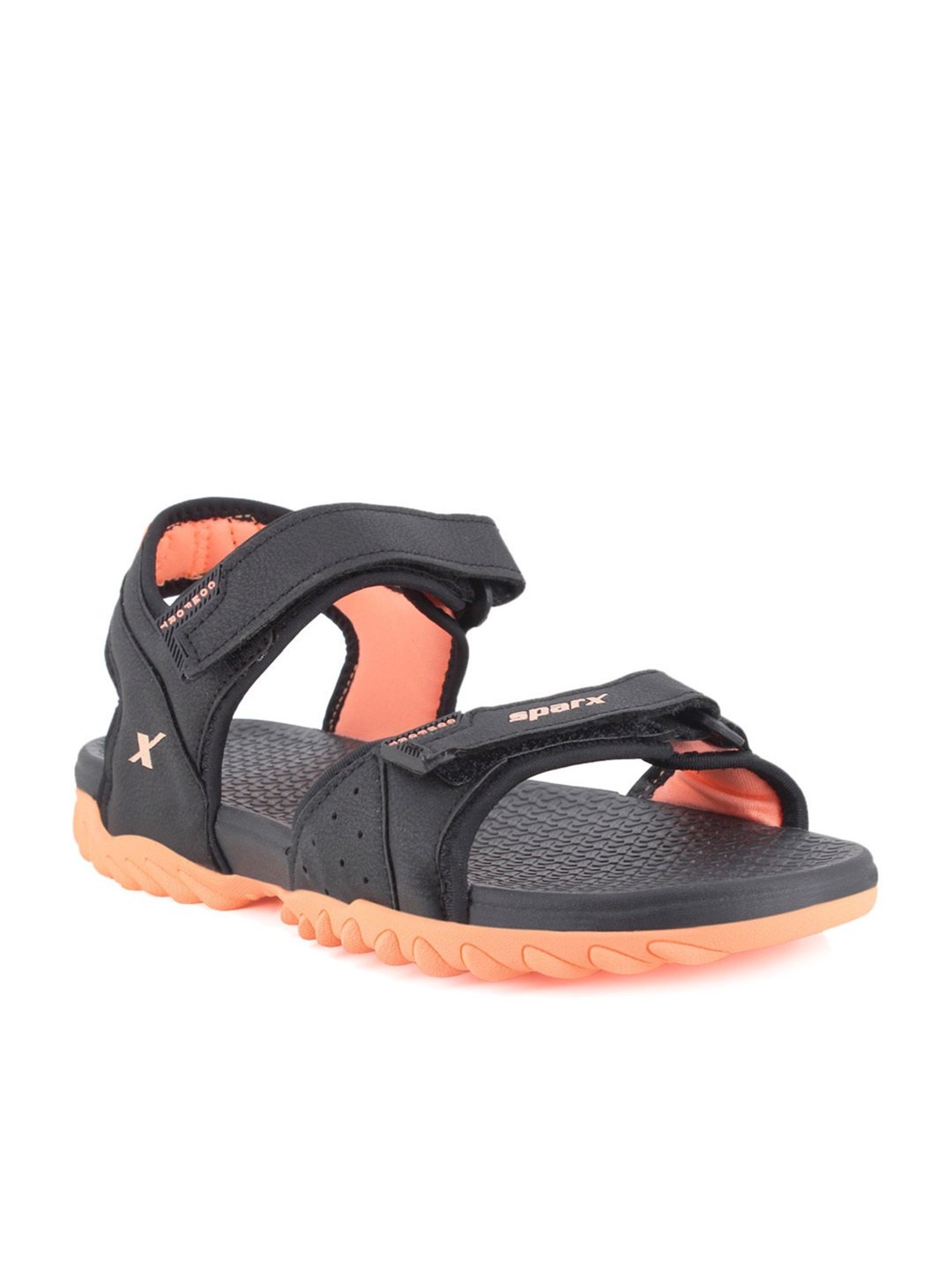 Sparx Women's Black Floater Sandals