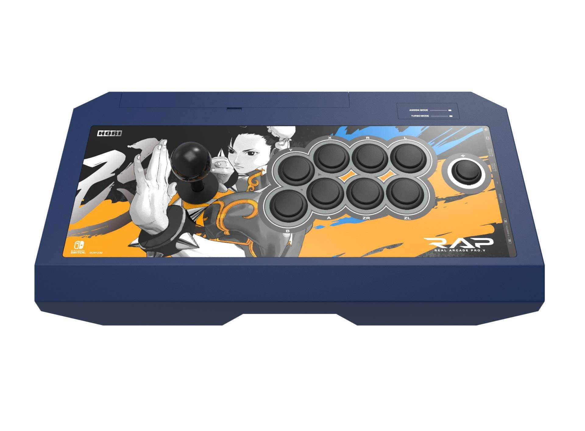 HORI Nintendo Switch Real Arcade Pro - Street Fighter&trade; Edition (Chun-Li) Officially Licensed by Nintendo & Capcom