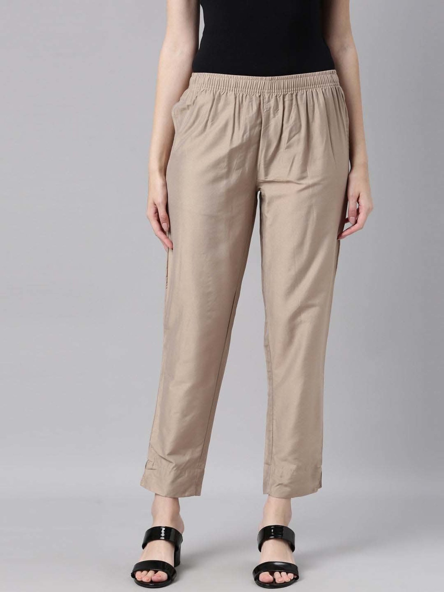 Go Colors! Hazelnut Tapered Fit Pants