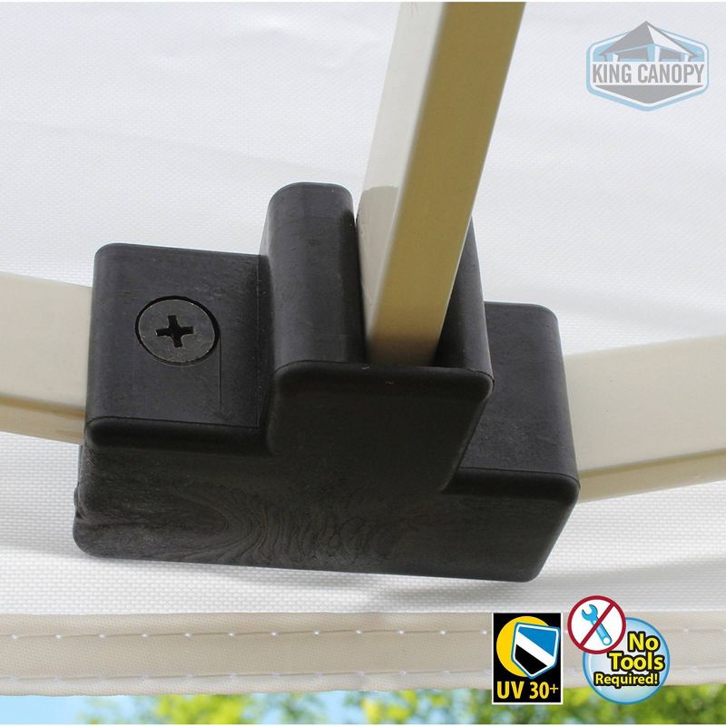 King Canopy 10'x10' Festival Instant Pop Up Tent with Orange Cover