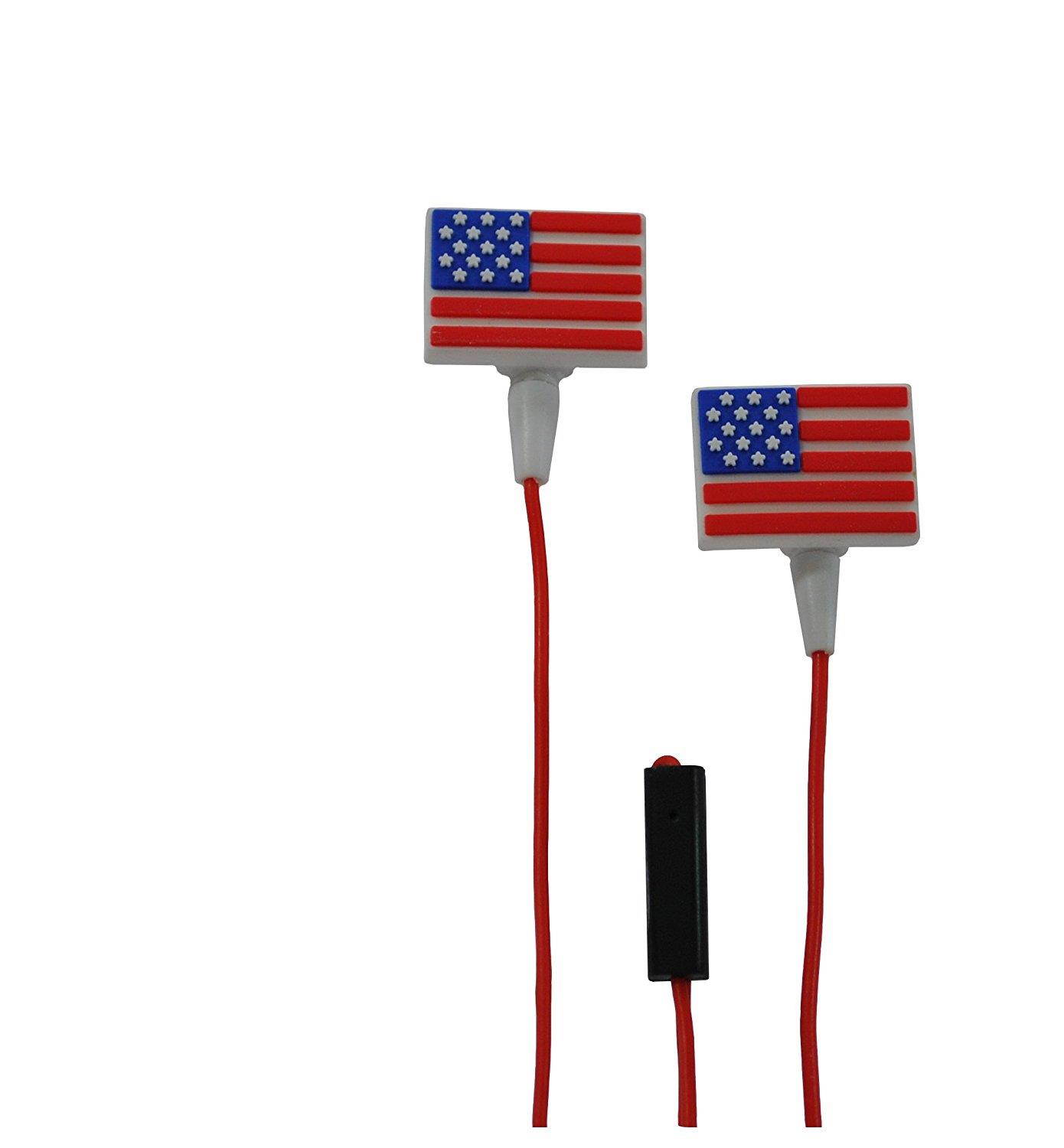 AUDIOLOGY AU_MSEP_AMF In_Ear Molded Stereo Earphones with Microphone for MP3 Players, iPods and iPhones _Multicolored_