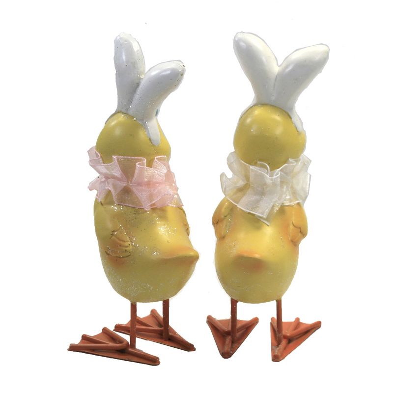 Easter 6.25" Happy Chicks Bunny Ears  -  Decorative Figurines