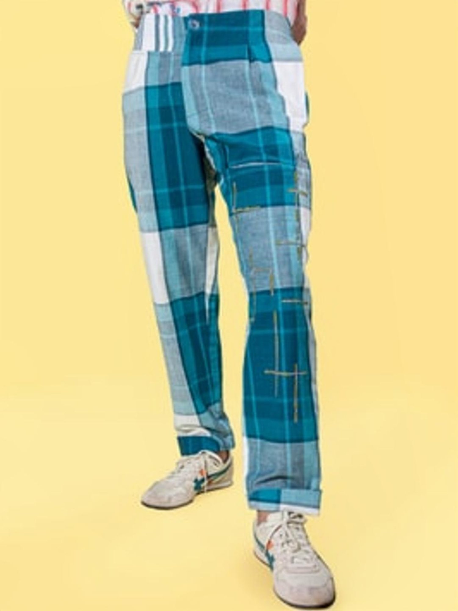 Anushe Pirani Teal Of Myriad Minds Safari Pants