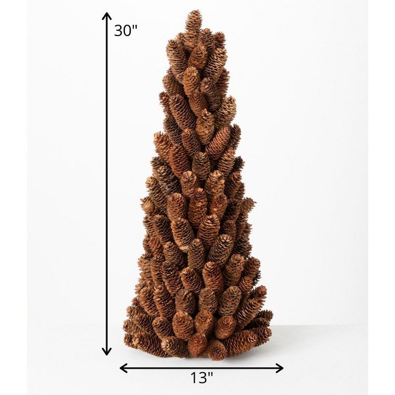Sullivans 2.5' Pinecone Tree 30"H brown